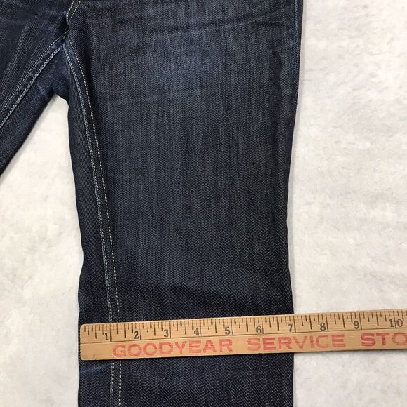 DIESEL Livy Jean Women 28x30 Dark Wash Lo Rise Stretch Denim Made in Italy - Picture 8 of 16
